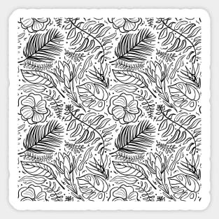 Tropical pattern Sticker